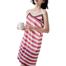 Modern Striped Pattern Bath Wrap Towel Microfiber Fabric-Pink