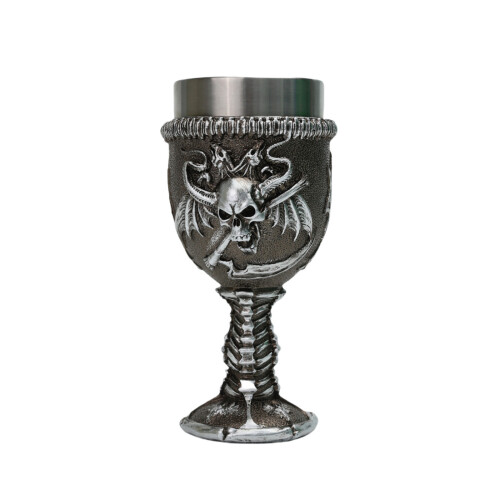 Nonrust Steel Double Wall Insulated Cup With Unique Skull Design