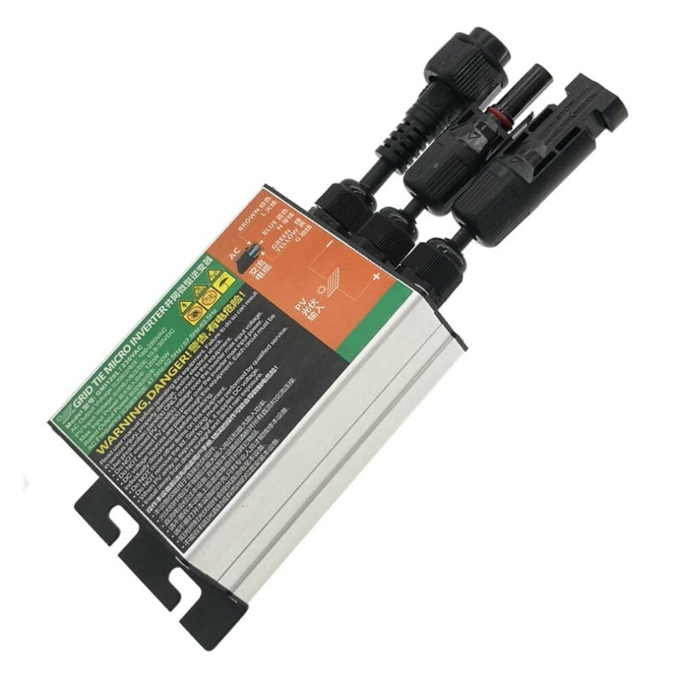 180W Solar Microinverter Waterproof Metal Inverter Pure Sine Gridtie Dc30v Input 230V 9199774499101