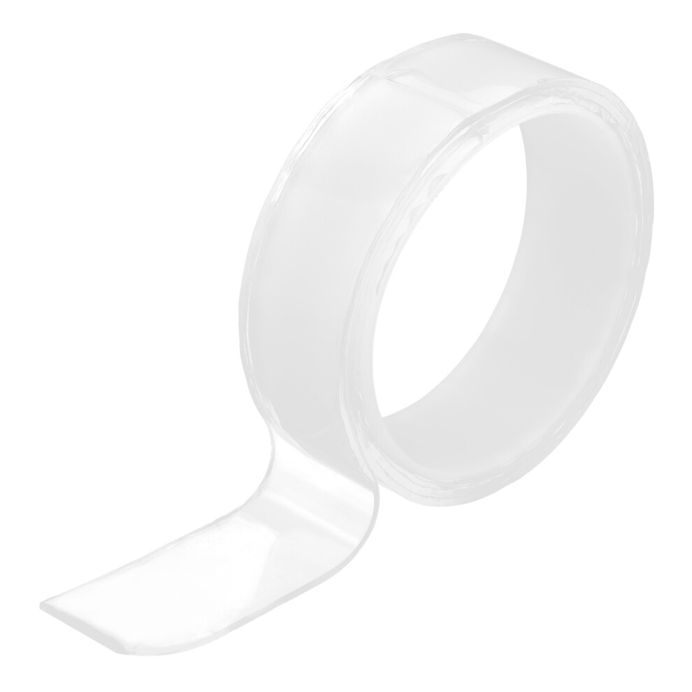 Versatile Indoor Outdoor Adhesive Double Sided Nano Tape, Washable And Reusable Clear Mounting Tape 1M 3.3Ft For Heavy Duty Applications 9169997766465