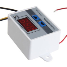 DC 12V 120W Thermostat Switch for Accurate HVAC Control, Digital Temperature Controller with Industrial Instrument Chip, Waterproof Sensor Probe for R
