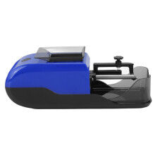 8mm Elektrische Zigarettenrollmaschine, Edelstahl, 23cm Blau