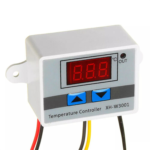 Digital Temperature Controller For Equipment Case Protection, DC 12V Regulator With Waterproof Sensor Probe, Stable Performance For Hatching Areas 1