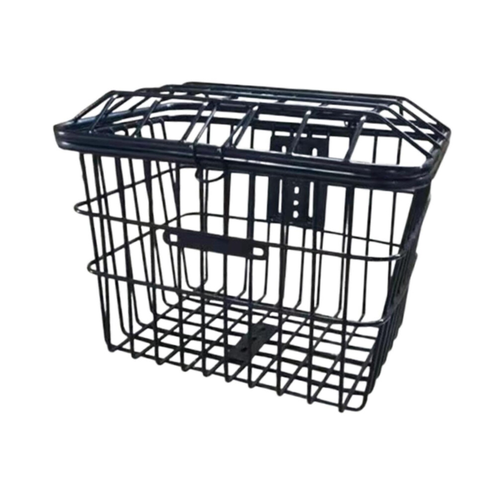 Front Rear Basket Bin Universal Fit Replacement Cargo Container with Cover for Mobility Scooters Sturdy Accessory