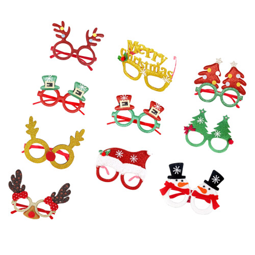Weihnachtsfeier-Accessoires, stilvolle Brillen,-Set 5