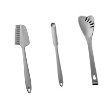 Silikonschaber-Set, weiches, flexibles Küchenwerkzeug für-Grau