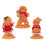 Resin Gingerman Figurines Christmas Table-S Boy Lollipop 3