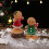 Resin Gingerman Figurines Christmas Table-S Boy Lollipop 7