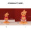 Resin Gingerman Figurines Christmas Table-S Boy Lollipop 5