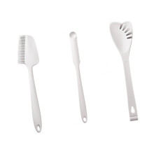 Baking Essential 3-teiliges Set, flexible Silikonschaber,-Weiß