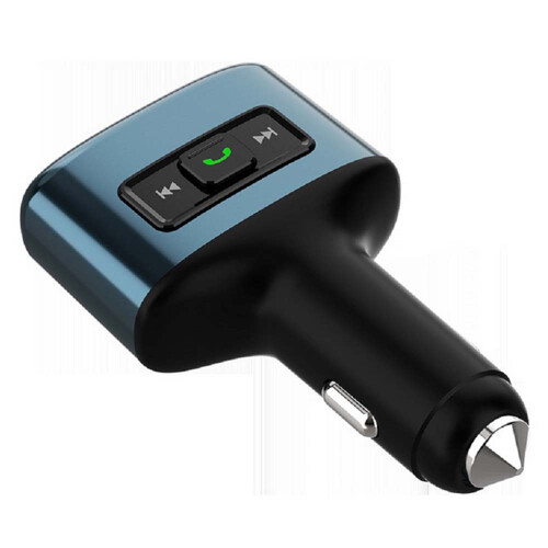Πομπός FM για αυτοκίνητο, Bluetooth4.2, γρήγορος φορτιστής 18W Type-C, διπλές θύρες USB, ήχος