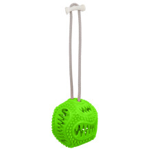 Gioco puzzle per cani in gomma naturale, ideale per cani che masticano con aggressività, gioco interattivo per il riporto con elasticità e sollievo