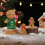 Resin Gingerman Figurines Christmas Table-S Boy Lollipop 4