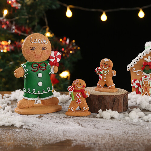 Gingerman Resin Ornament For Tabletop Shelf-L Love rabbit 1
