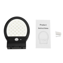 Lampe solaire de sécurité extérieure avec détecteur de mouvement, éclairage LED ultra-lumineux, étanche, économe en énergie, allumage et