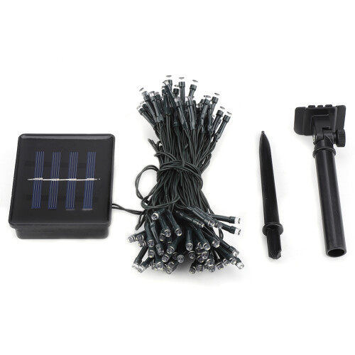 Fairy Lights Outdoor Waterproof LED String Lights Solar Powered with 8 Lighting Modes Auto On Off Quick Charge Memory Function for Garden Wedding