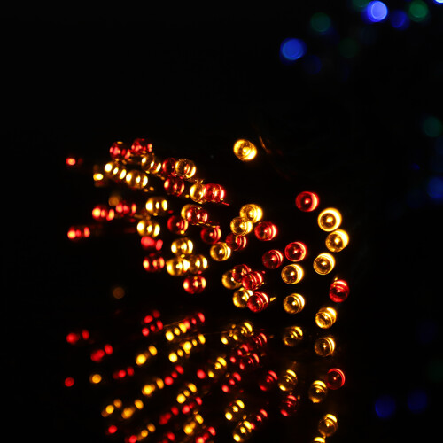 Fairy Lights Outdoor Waterproof LED String Lights Solar Powered with 8 Lighting Modes Auto On Off Quick Charge Memory Function for Garden Wedding 1