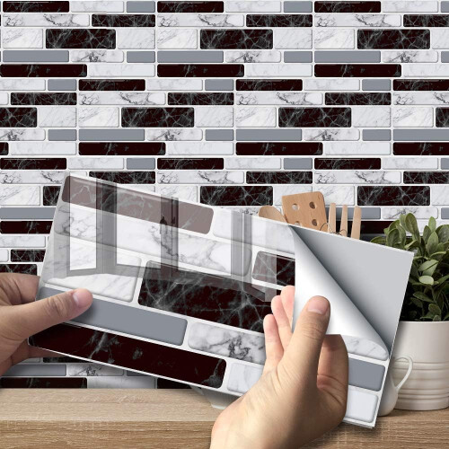 Versatile Peel and Stick Tile Backsplash, Transform Your Space with Ease and Style