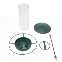 Easy Clean and Fill Feeder, Tube Bird Feeder With Automatic PC Pipe For Large Capacity, Perfect For Outdoor Bird Feeding And Rust Prevention