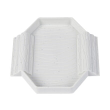 Turtles Bath Tub Plastic Reptiles Feeding Bowl Water-Marmorfarbe