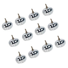 12 Stück saisonale Ornamente, reflektierende metallische