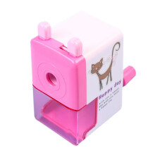 Portable Manual Pencil Sharpener Fits 2B Charcoal Colored Pencils Makeup Pencils Animal Designs for Adults Students Ref: 2780