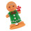 Gingerman-Harzornament für Tischregale,-L Junge Lutscher 1
