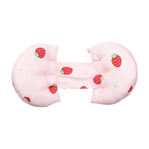 Therapeutic Side Sleepers Pillow With Ergonomic-strawberry