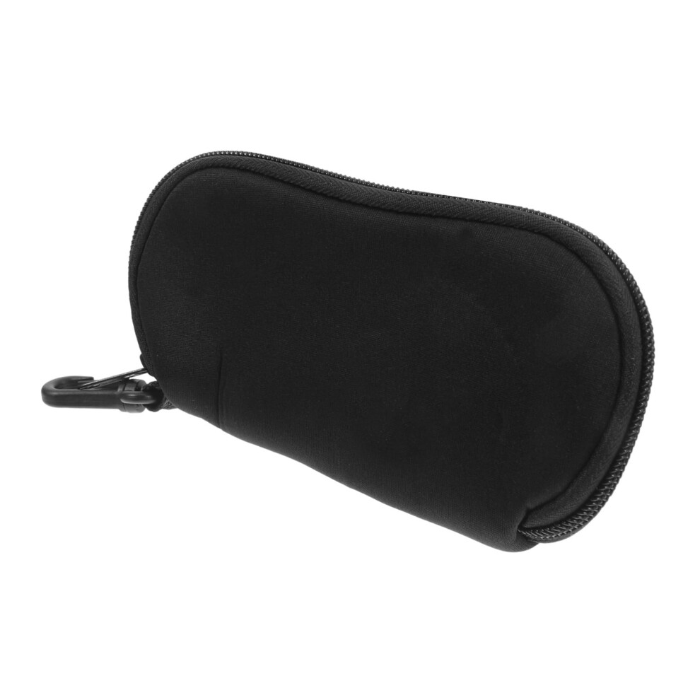 Neoprene sunglasses case for women with clip, soft pouch for travel and outdoor