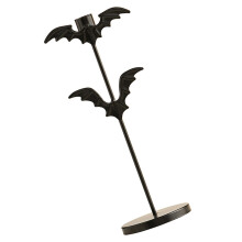 Halloween Decorative Iron Bat Candle Holders Taper-L