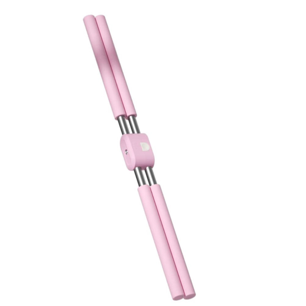 Pink Yoga Sticks Stainless Steel Adjustable Humpback Correction Sticks, Posture Correction Exercise Sticks, 2 Pack,