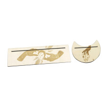 Decorative Wooden Tarot Card Holder for Divination and Meditation