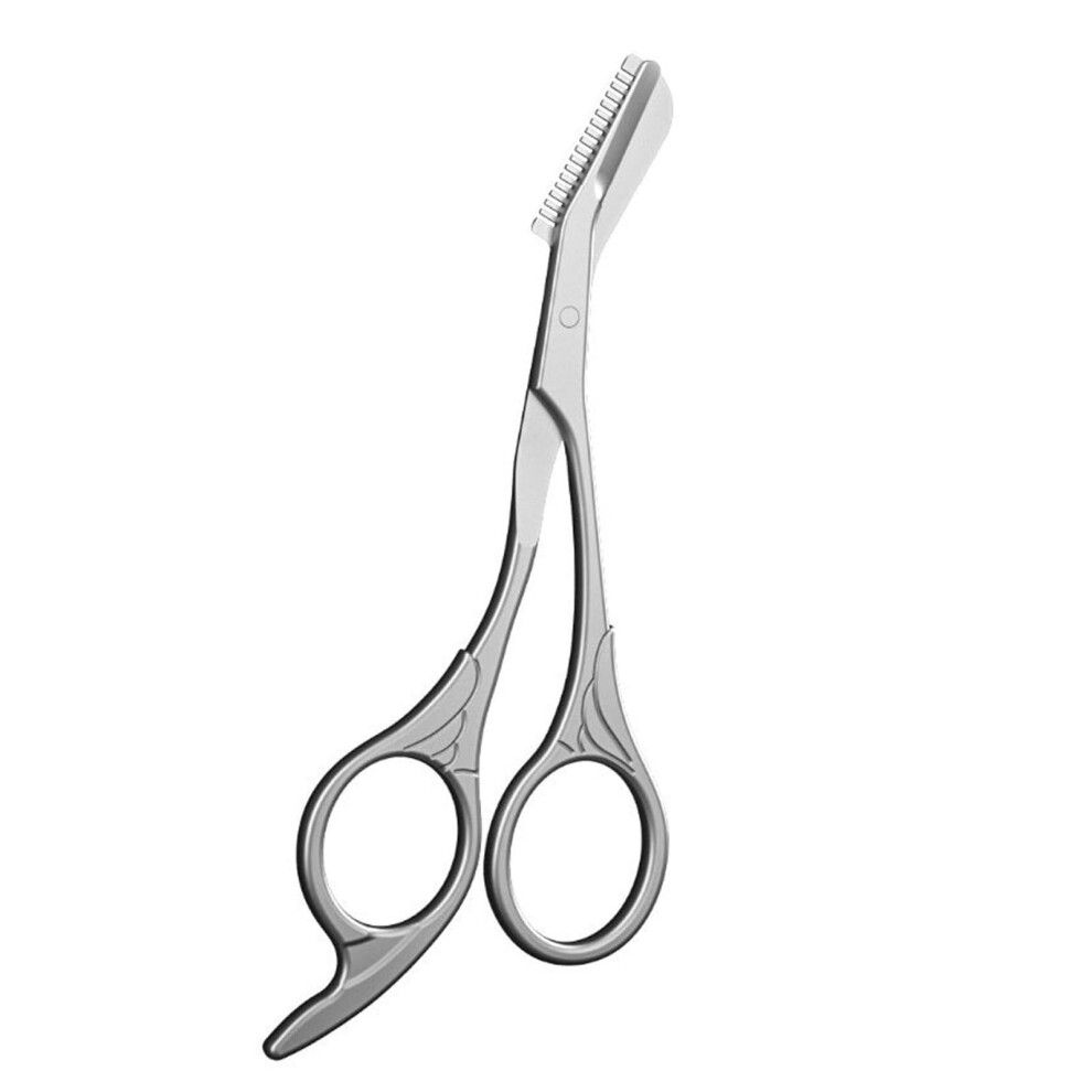 Eyebrow Scissors, Eyebrow Scissors  Professional Precision Trimmer  Eyebrow Shaping Trimmer/Comb Eyelash Hair Scissors Cutter Shaper Beauty Tool