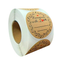 500 stuks decoratieve zegellabels ronde sticker voor-Liefde A