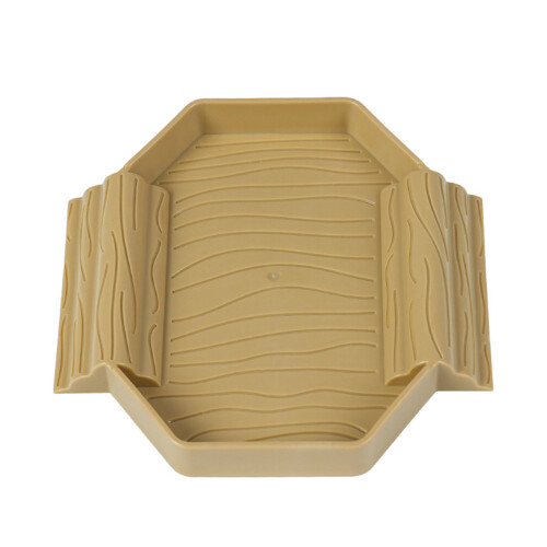 Mini Plastic Schildpadden Inweekkom Compacts-Bruin geel
