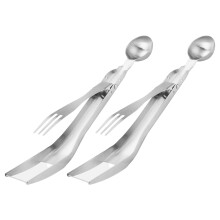 2-delige professionele meloensnijder met ergonomische handgreep,