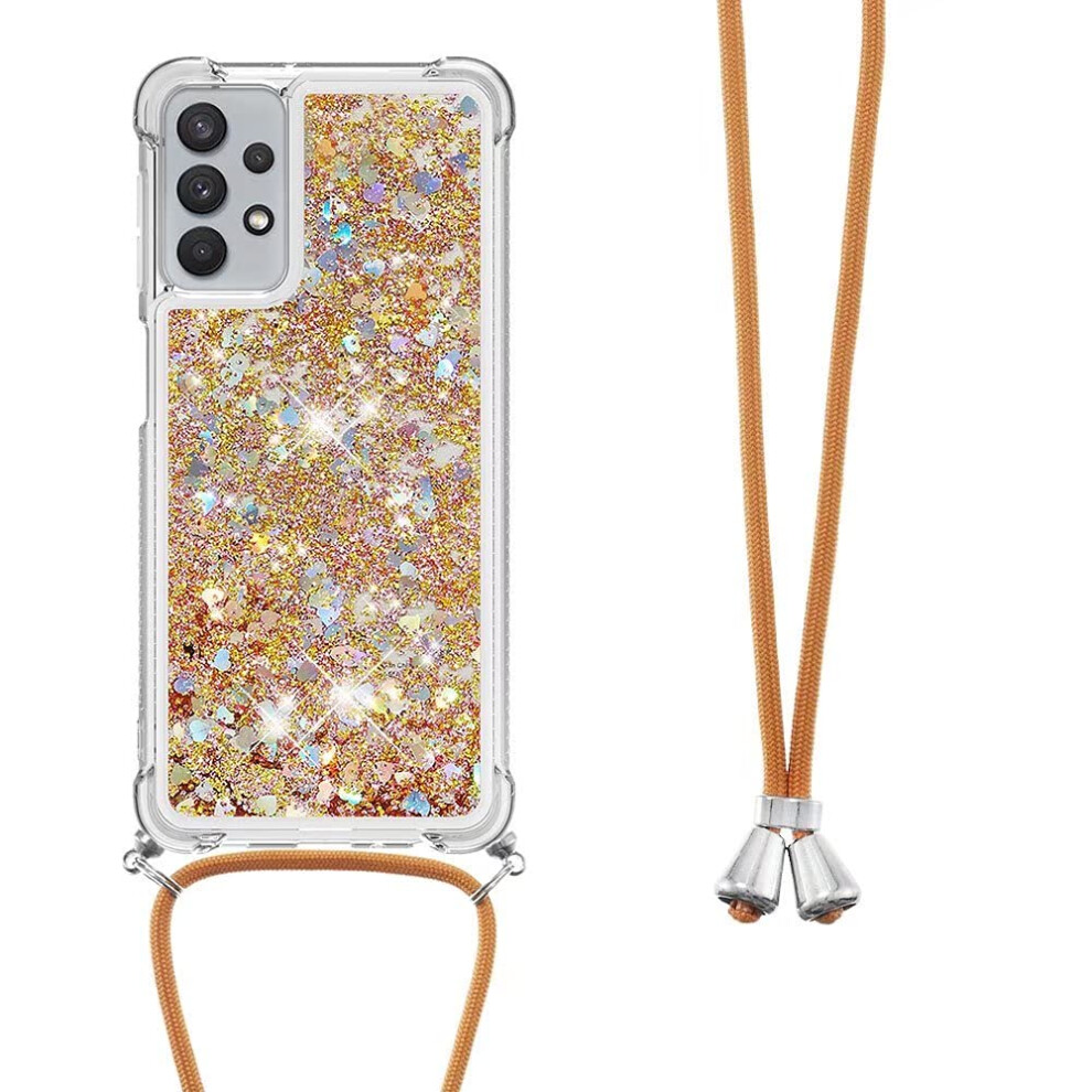 Mobile Phone Case For Xiaomi Redmi Note 13 Pro 5G, Glitter Diamond Ultra Thin Liquid Soft Case With Cord Ref: 8797 9347817923322