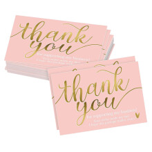 50pcs Funny Thank You Cards Pack Teacher Mentor Cards for Business Supplies