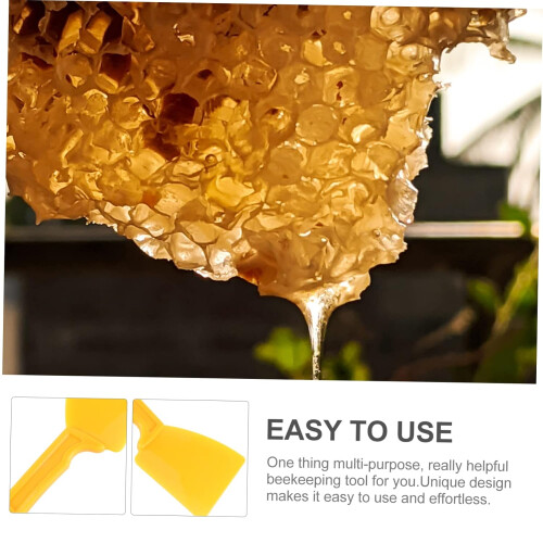 2 Pcs Plastic Honey Spatula Hive Tool Beekeeping Bee Supplies 1