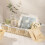 Breathable Paper Weave Decorative Basket Organizer For-Blue 2