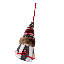 Figurine naine en peluche lumineuse, ornement doux-Style femme