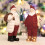 Kerstmannen Standbeeld Kerst Decoratieve-Witte kleren vasthouden 5