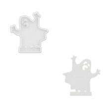 Halloween Candlestick Silicone Molds Epoxy-Ghost insertion