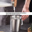 Rustproof Nonrust Steel Kitchen Scale Cup With Spill-1000ml 6