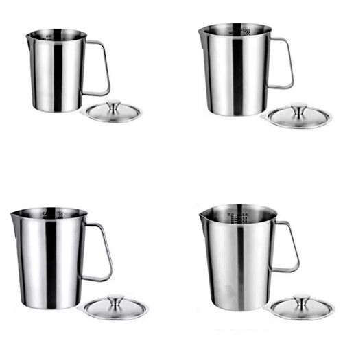 Rustproof Nonrust Steel Kitchen Scale Cup With Spill-1000ml 1