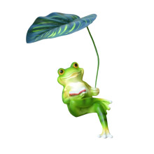Statue de grenouilles, décorations de jardin,-Lire un livre