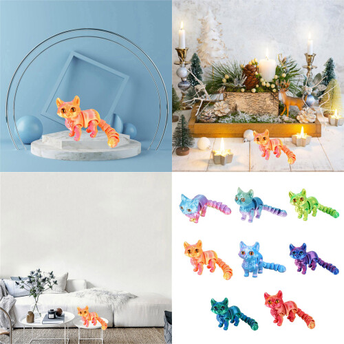 3D-geprinte katten, 3D-geprinte dierenfidgety-Droom snoep 2