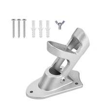 All Weather Display Bracket for Outdoor Flag Poles, Heavy Duty Cast Aluminum Mount, Dual Position Design, Easy Wall Mount for Houses, Garages, Gardens