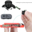 Joystick με αισθητήριο εφέ Hall, στρατιωτικής ποιότητας διόρθωση ολίσθησης μοχλού για 3