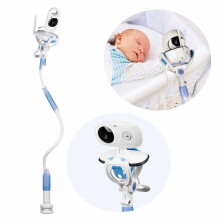 Supporto universale per baby monitor, design portatile per culle, mensole e cassettiere, supporto flessibile per telecamera per bambini con robusto